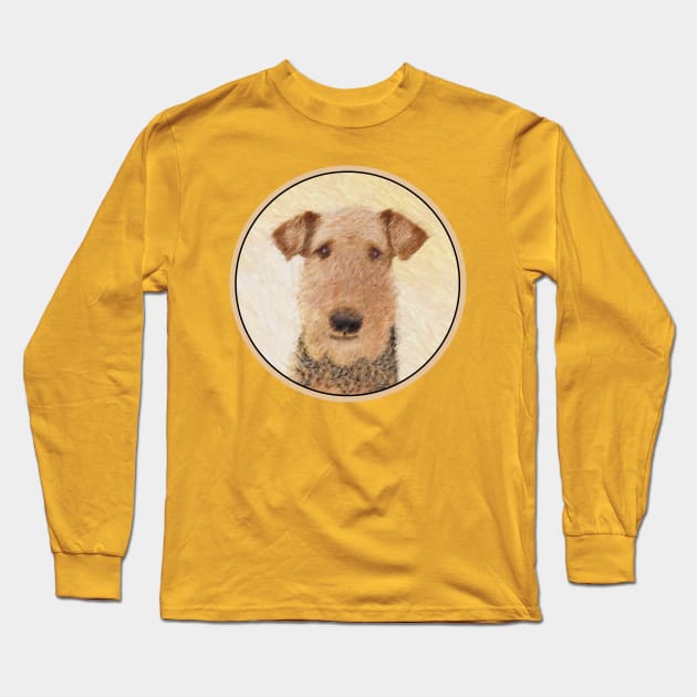 Airedale Terrier Long Sleeve T-Shirt by Alpen Designs